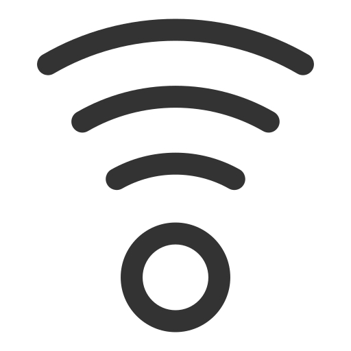 Basic, connection, internet, outline, ui, wifi icon