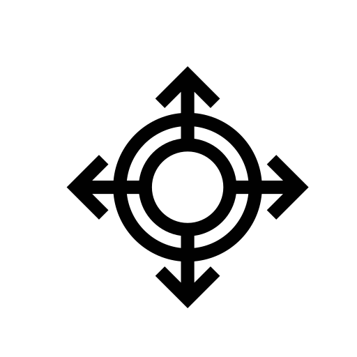 Arrow, arrows, expand, expanded, full, location, map icon