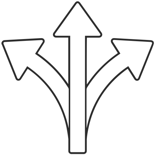 Direction, arrow, navigation, location, map icon