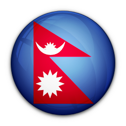 Of, flag, nepal icon