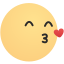 Cute Emoji Smiles with gradient icon 64x64