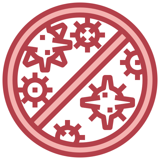 Bacterium, biology, cell, coronavirus, virus icon