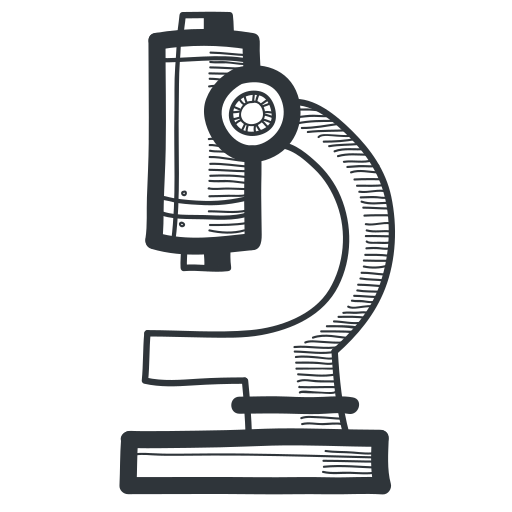 Academic, academy, biology, education, knowledge, learning, magnify icon