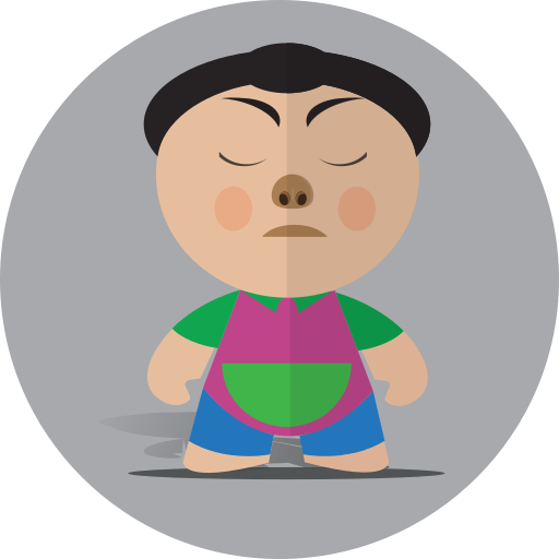 Boy, cartoon, character, cheerful, child, school, smile icon