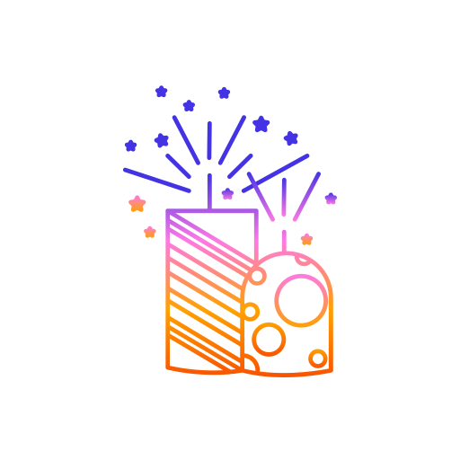 Bombs, diwali, festival, fireworks, lights icon