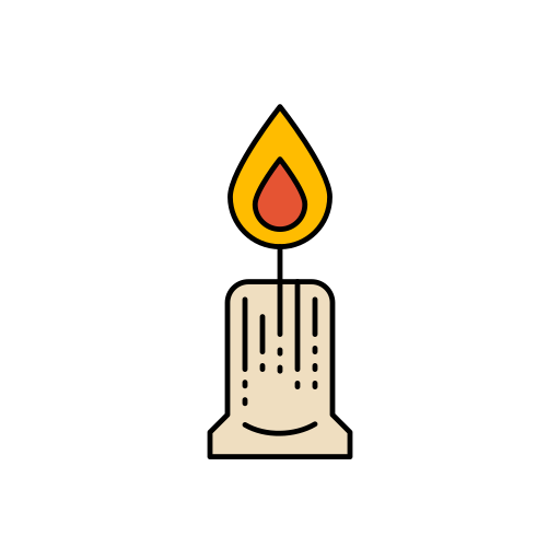 Candle, diwali, festival, lights icon