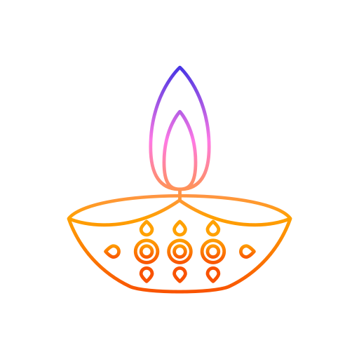Decorations, diwali, diya, festival, lights icon