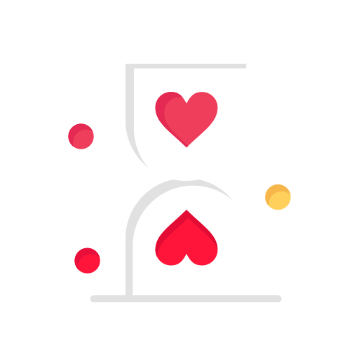 Day, glass, heart, hour, hourglass, love, valentine icon