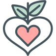 Heart,Leaves