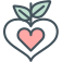 Valentine’s Day Flat Line icon 64x64
