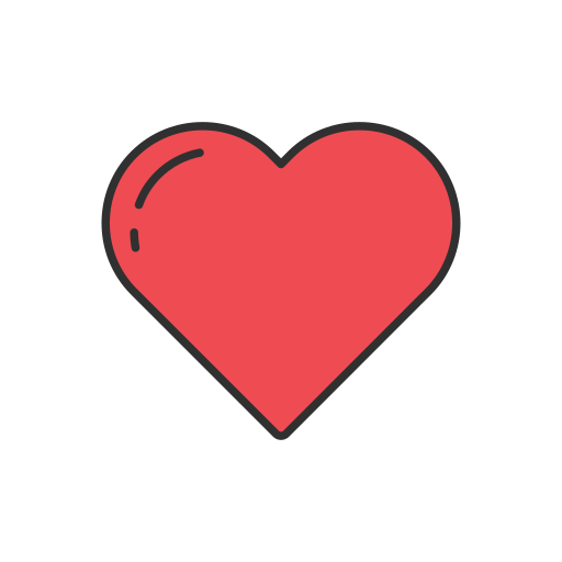 Heart, like, notification icon