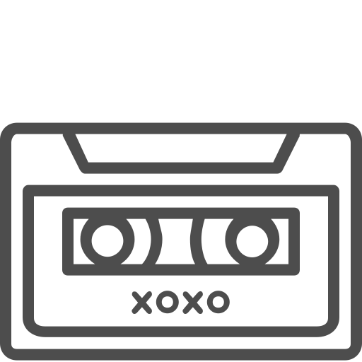 Love, valenticons, music, cassette, mixtape, romantic icon