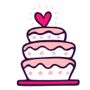 Cake,Dessert,Love,Party,Sweet,Topper,Wedding