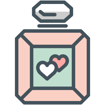 Bottle, perfume icon