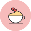 Coffee,Cup,Hearts