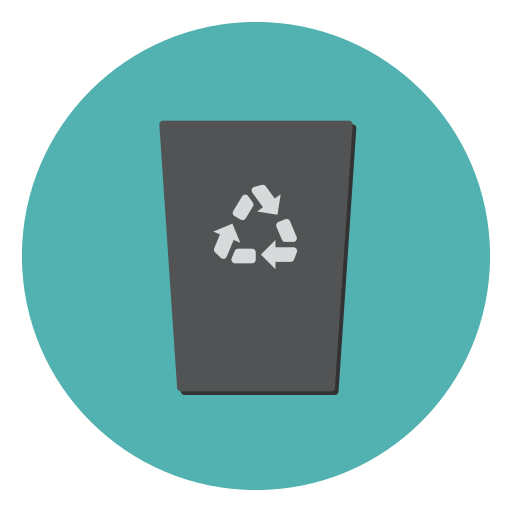 Bin, cancel, delete, garbage, recycle, remove, trash icon
