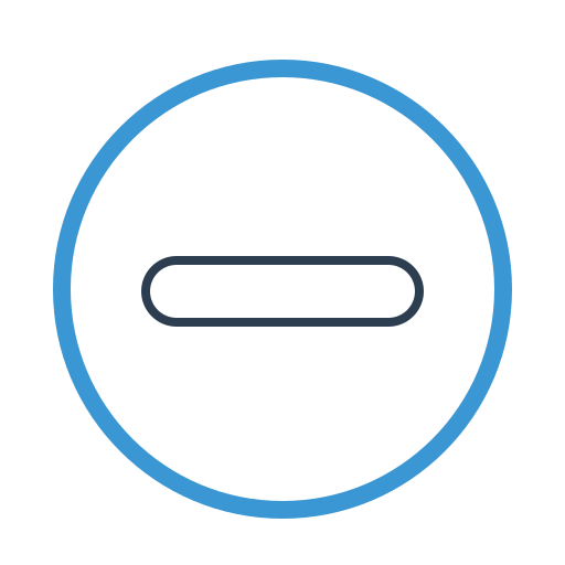 Cancel, delete, minus, remove icon