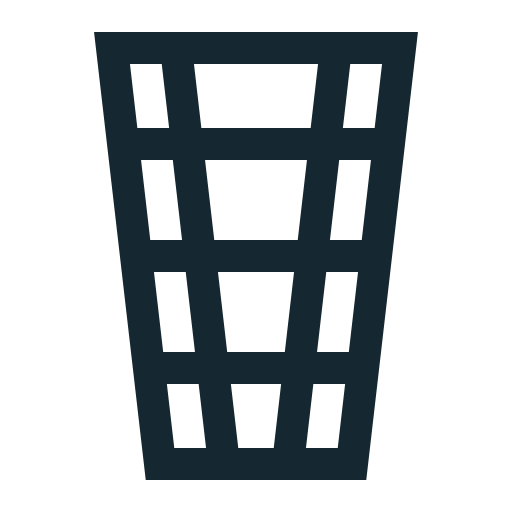 Office, paper, remove, trash icon