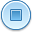 Control, stop, blue icon