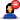 Blue, female, stop, user icon