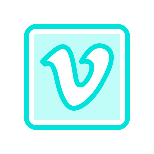 Internet, media, mobile, network, social, vimeo, web icon