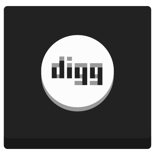 Digg, media, network, news, online, web icon