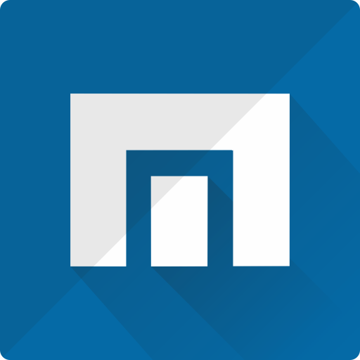 Browser, maxthon, internet, optimization, seo, web icon