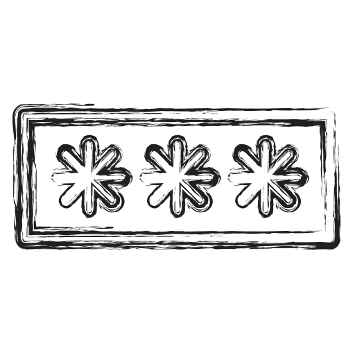 Access, field, input, password, pin, productivity, social icon
