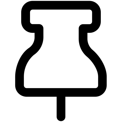 Pin, map, pointer icon