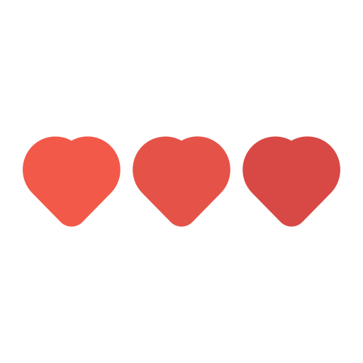 Hearts, love, heart, valentine, romance, romantic, like icon