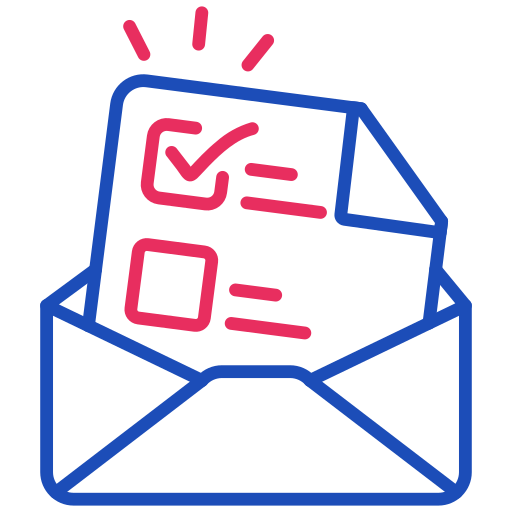 Vote, letter, mail, envelope icon