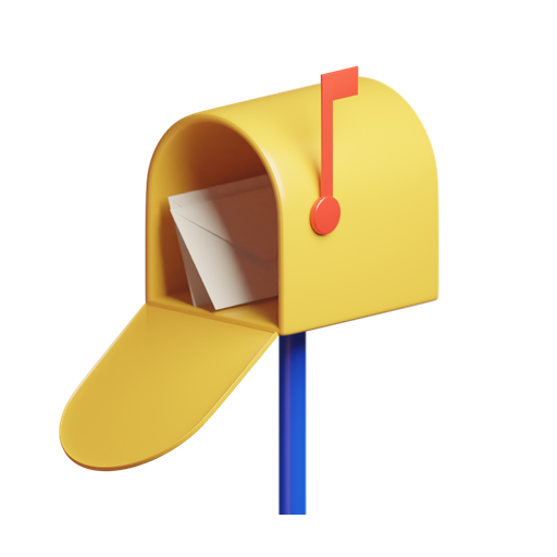 Mailbox, mail, letter 3d-illustration