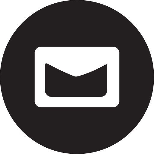 Contact, email, full, mail, message, round icon