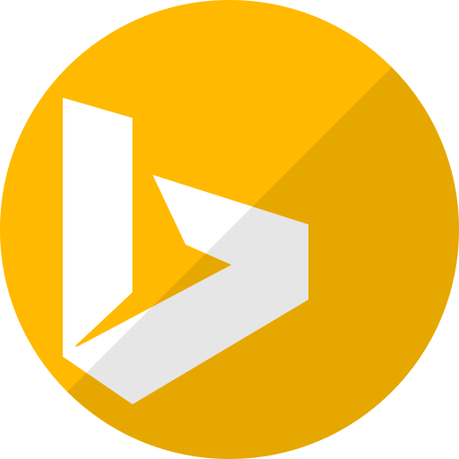 Bing, communication, media, question, search, social icon
