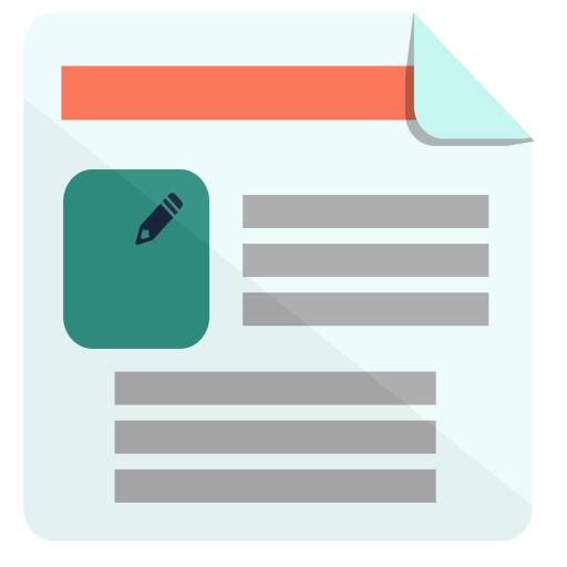 News, communication, message, newspaper icon