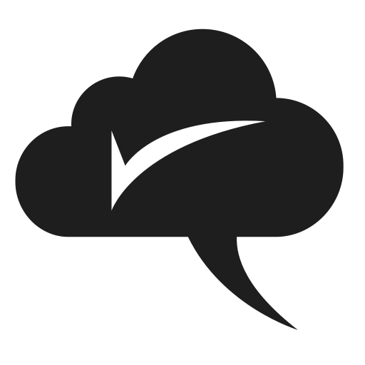 Cloud, true, communication, internet, network, online icon