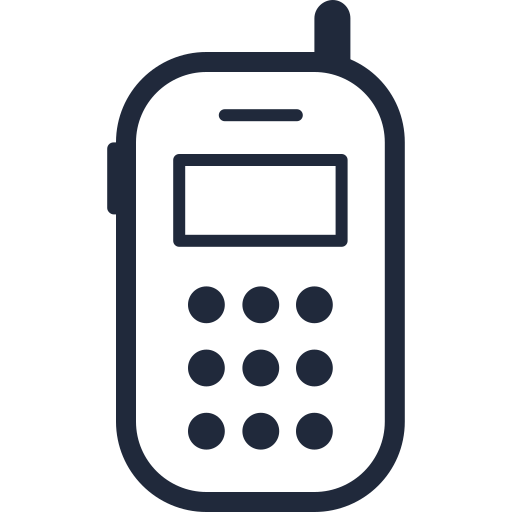 Mobile, phone, call, chat, email, message, smartphone icon
