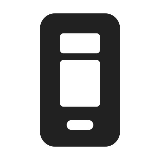 Ic, fluent, view, desktop, mobile, filled icon