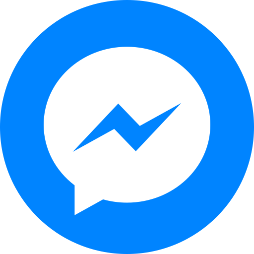 Circle, facebook, logo, media, messenger, share, social icon