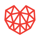 Geometric,Heart,Hearts,Love,Valentine