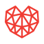 Geometric Hearts Valentine's Day icon 64x64