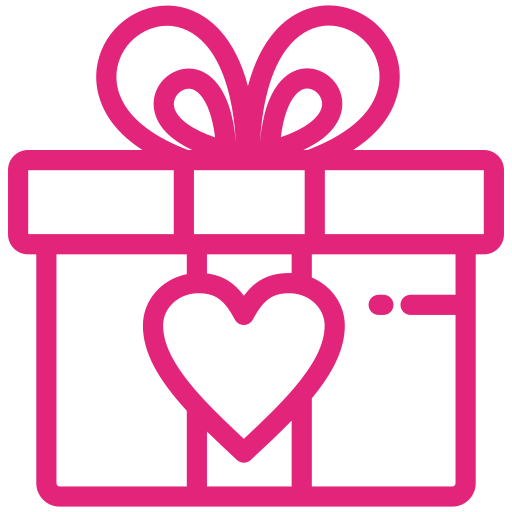 Gift, love, present, valentine icon