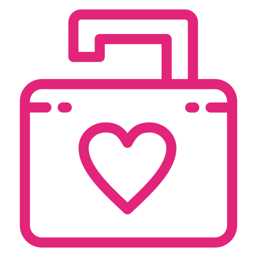 Padlock, protection, unlock, valentine icon