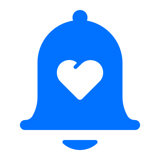 Alert, love, notification, valentine icon