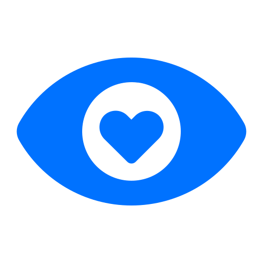 Heart, valentine, view, visible icon