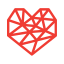 Geometric Hearts Valentine's Day icon 64x64