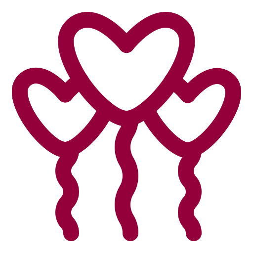Balloon, love, heart, valentine, february, couple, romance icon