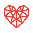Geometric,Heart,Hearts,Love,Valentine