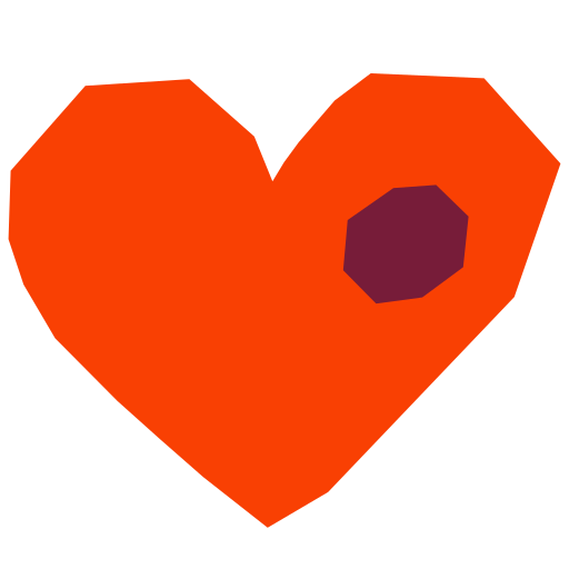Heart, love, hand, drawn, abstract icon