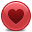 Heart, red icon
